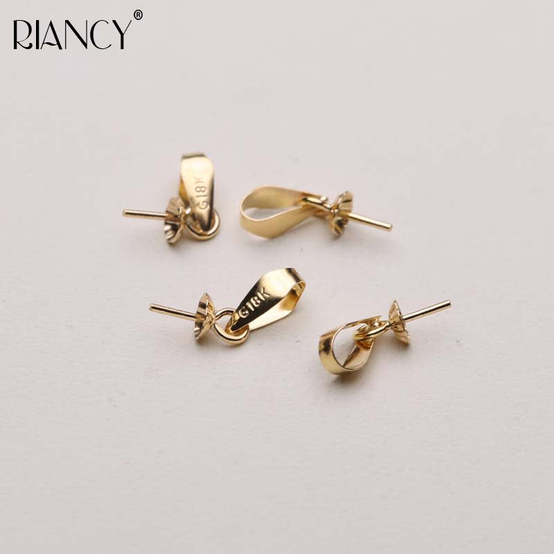 1pcs Yellow simple shape G18k gold Pendant Jewelry Accessories high quality pendant charm