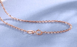 Aazuo 18K White Yellow Rose Gold Link Chain 18 inches Au750 Cost Price Necklace Pendant Wendding Party Gift For Women