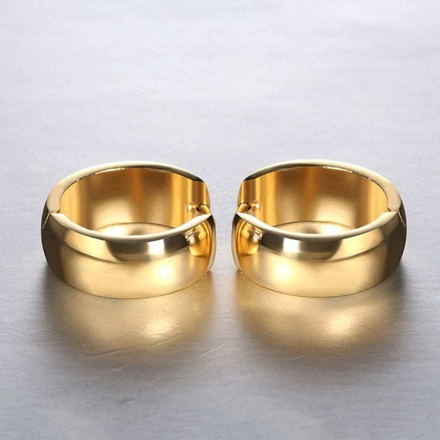 2019 Rinntin Female Stainless Steel Earrings with Gold-color Pendientes Brincos Earring For Women Fashion Jewelry DGTE11