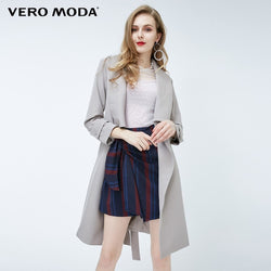 Vero Moda new style simple and elegant design long trench coat |318121525