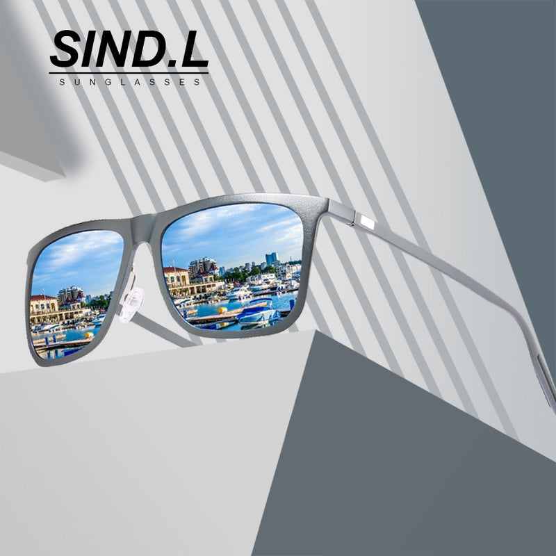 Men's / Women's Fashion Polarized Sunglasses UV400 Lens Aluminum Magnesium Cat Eye Sunglasses Classic Travel Glasses Trim SL158