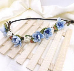 New Design Women Handmade Flower Crown Wedding Wreath Bridal Headdress Headband